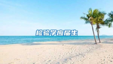 检验学应届生