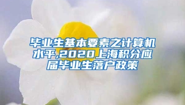 毕业生基本要素之计算机水平,2020上海积分应届毕业生落户政策
