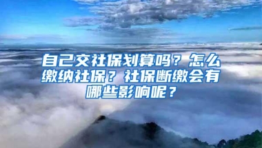 自己交社保划算吗？怎么缴纳社保？社保断缴会有哪些影响呢？