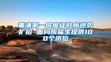 黄浦第一房屋征收所逆势扩招 面向应届生提供100个岗位