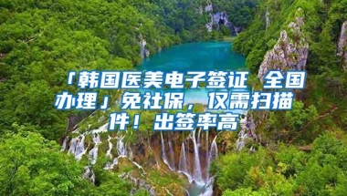 「韩国医美电子签证 全国办理」免社保，仅需扫描件！出签率高