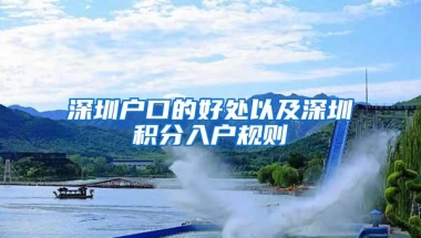 深圳户口的好处以及深圳积分入户规则