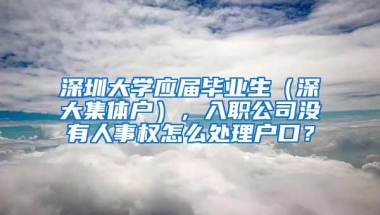深圳大学应届毕业生（深大集体户），入职公司没有人事权怎么处理户口？