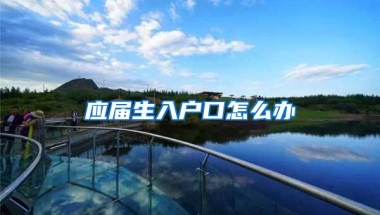 应届生入户口怎么办