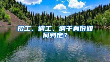 招工、调工、调干身份如何判定？