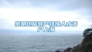 崇明区居转户特殊人才落户上海