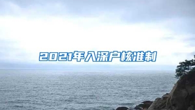 2021年入深户核准制