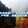公办成热门！沪上各区落户年限、统筹去向分析