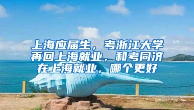 上海应届生，考浙江大学再回上海就业，和考同济在上海就业，哪个更好