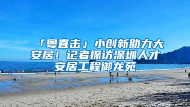「粤直击」小创新助力大安居！记者探访深圳人才安居工程御龙苑