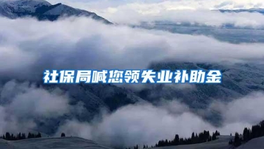 社保局喊您领失业补助金