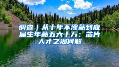 调查｜从十年不涨薪到应届生年薪五六十万：芯片人才之渴何解