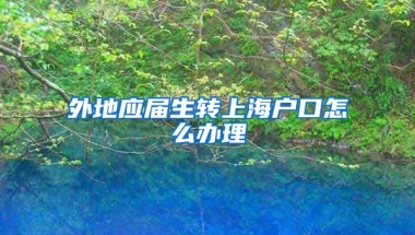 外地应届生转上海户口怎么办理