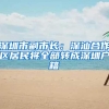 深圳市副市长：深汕合作区居民将全部转成深圳户籍