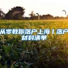 从零教你落户上海丨落户材料清单