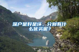 深户是好是坏，分别有什么优劣呢？
