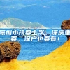 深圳小孩要上学，深房重要，深户也要有！