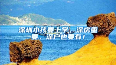 深圳小孩要上学，深房重要，深户也要有！
