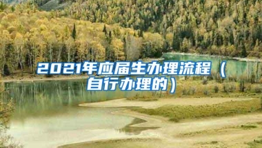 2021年应届生办理流程（自行办理的）
