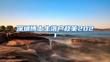 深圳博士生落户政策2021