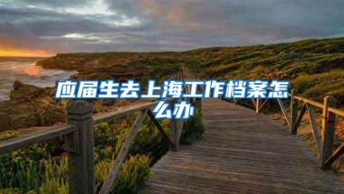应届生去上海工作档案怎么办