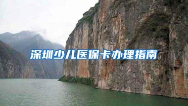 深圳少儿医保卡办理指南
