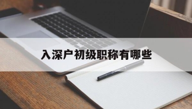 入深户初级职称有哪些(深圳市中级职称入户的职称有什么)
