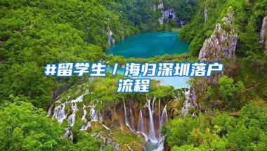 #留学生／海归深圳落户流程
