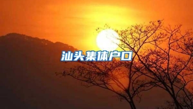 汕头集体户口