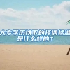 大专学历以下的择偶标准是什么样的？