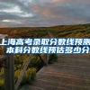 上海高考录取分数线预测 本科分数线预估多少分