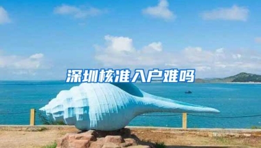 深圳核准入户难吗