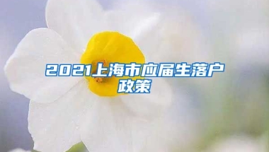 2021上海市应届生落户政策