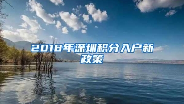 2018年深圳积分入户新政策