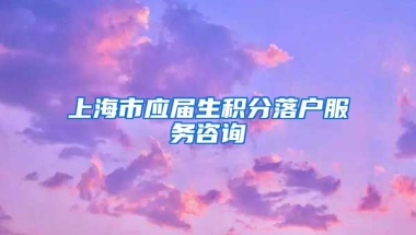 上海市应届生积分落户服务咨询