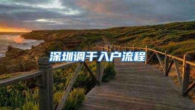 深圳调干入户流程