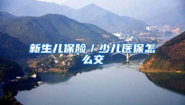 新生儿保险／少儿医保怎么交