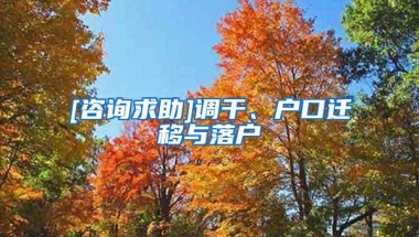 [咨询求助]调干、户口迁移与落户