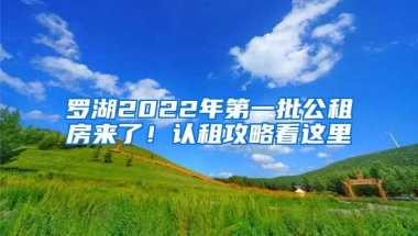 罗湖2022年第一批公租房来了！认租攻略看这里→