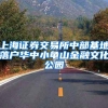 上海证券交易所中部基地落户华中小龟山金融文化公园