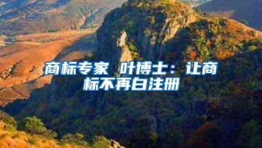 商标专家 叶博士：让商标不再白注册