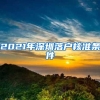 2021年深圳落户核准条件