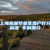 上海应届毕业生落户打分标准 专利加分