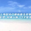 上海居转户最新最全政策整理+权威分析+口子整理