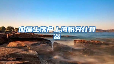 应届生落户上海积分计算器