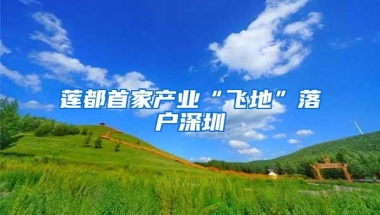 莲都首家产业“飞地”落户深圳