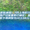 最新通知！7月上海积分落户社保基数已确定！最低下限调整为10338元！