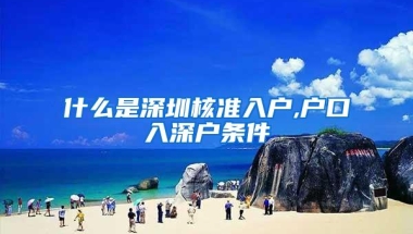 什么是深圳核准入户,户口入深户条件
