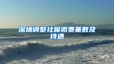 深圳调整社保缴费基数及待遇