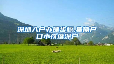 深圳入户办理步骤,集体户口小孩落深户